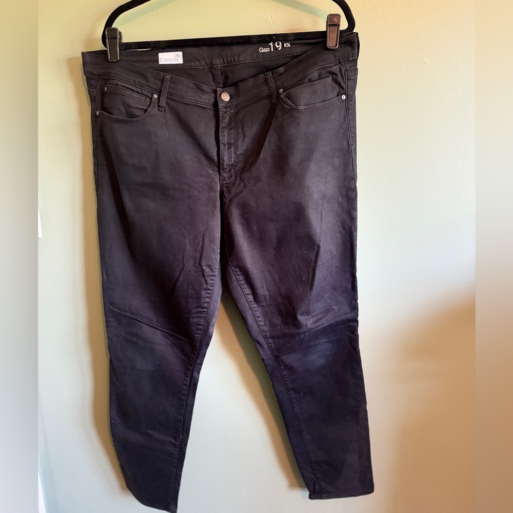 Gap black skinny jeans